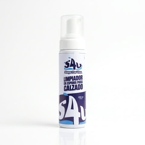 Limpiador en espuma para calzado S4U · 200 ml