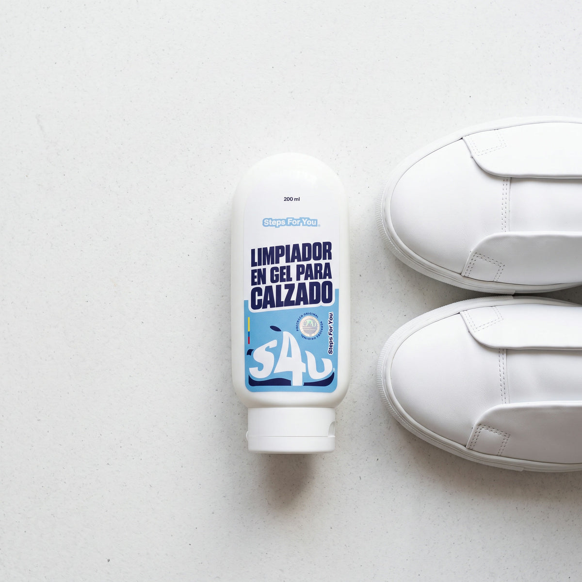 Combo S4U · Gel + Espuma limpiadora para calzado